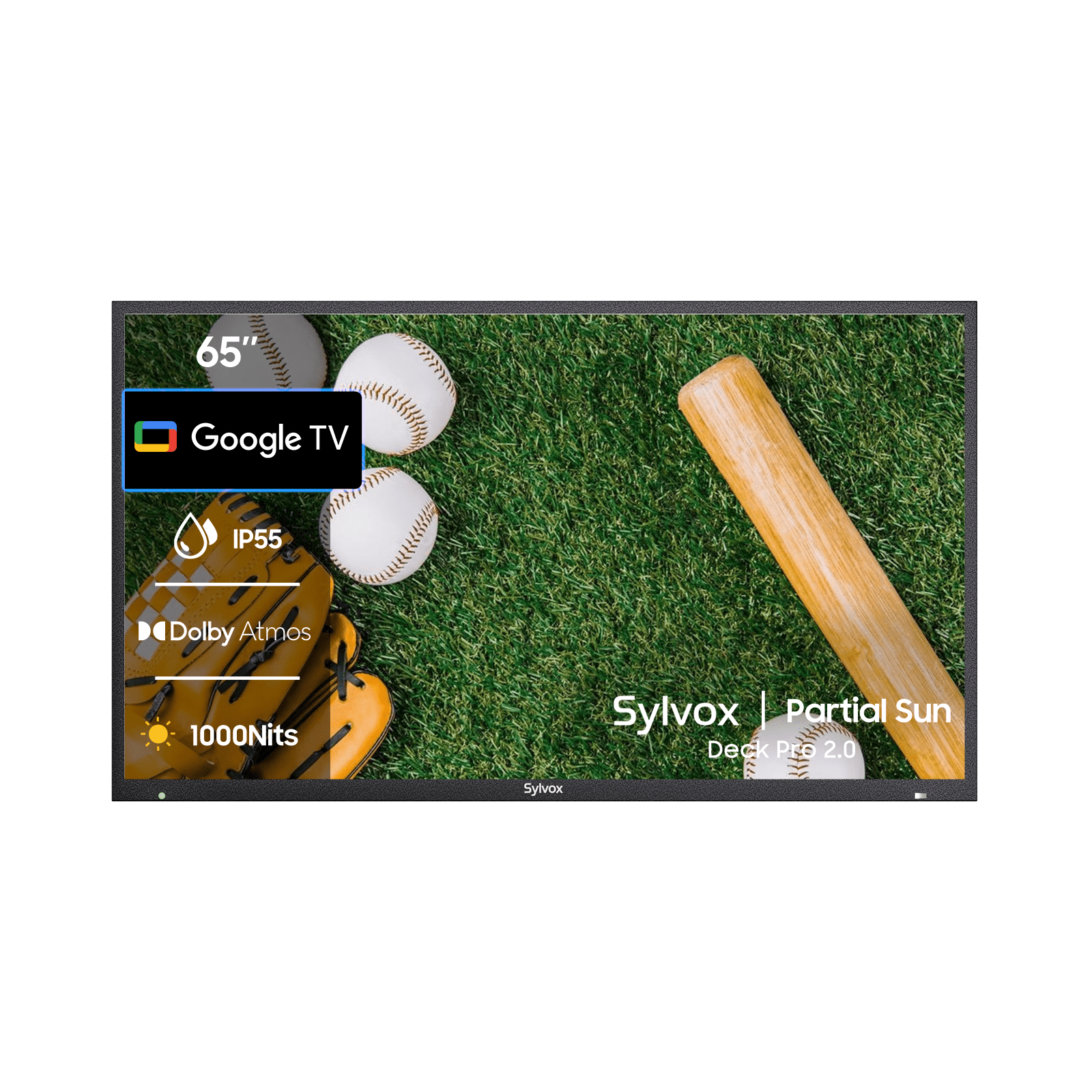 Sylvox 65" Outdoor TV(Google TV) - Deck Pro 2.0 (OT65A2KHGD)