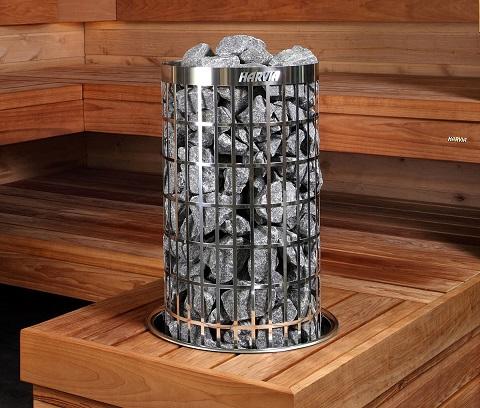 Harvia HPC2 Embedding Flange for Cilindro Half Series 6/8kW Sauna Heaters Stainless Steel
