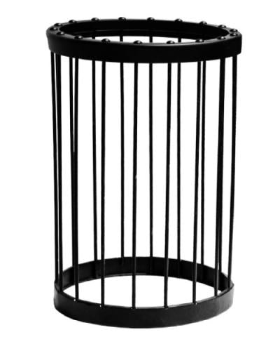Harvia WL300 Smoke Pipe Cover, Legend Series, Black Steel Black Steel