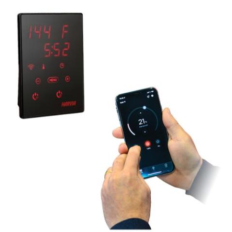 Harvia CX004WIFI Xenio WiFi Remote Control Black