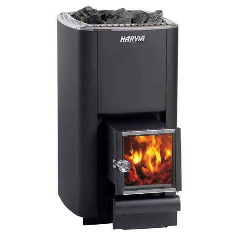 Harvia WKM3SL M3 SL Wood Burning Heater | External Feed