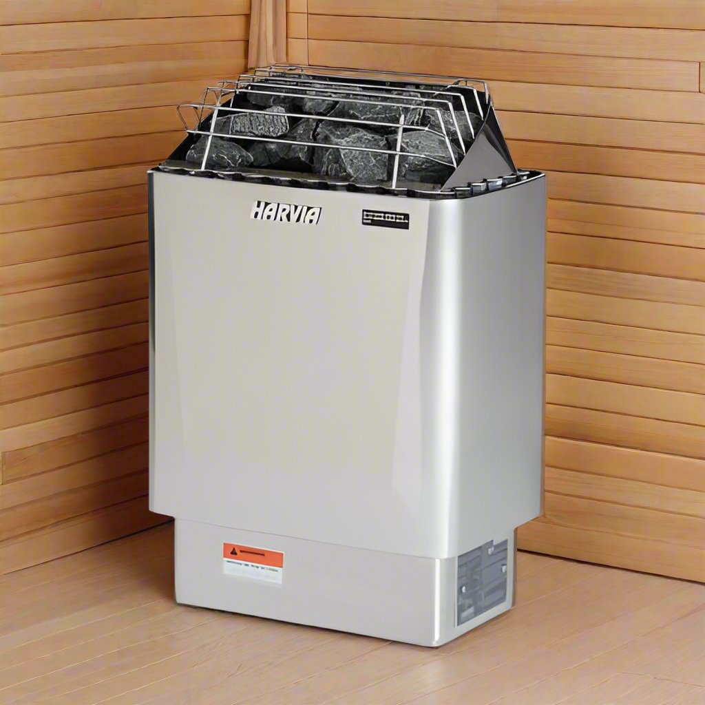 Harvia JH60W2083 Kip Series 6kW Stainless Steel Sauna Heater at 208V 3PH Stainless Steel