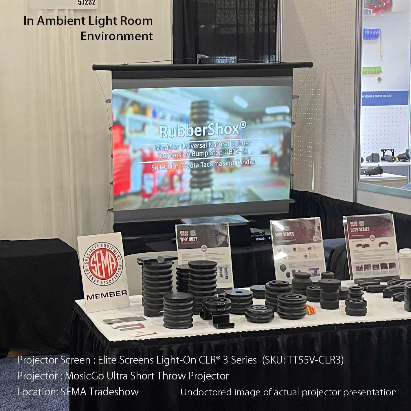 Elite Screens Light-On CLR 3 Series