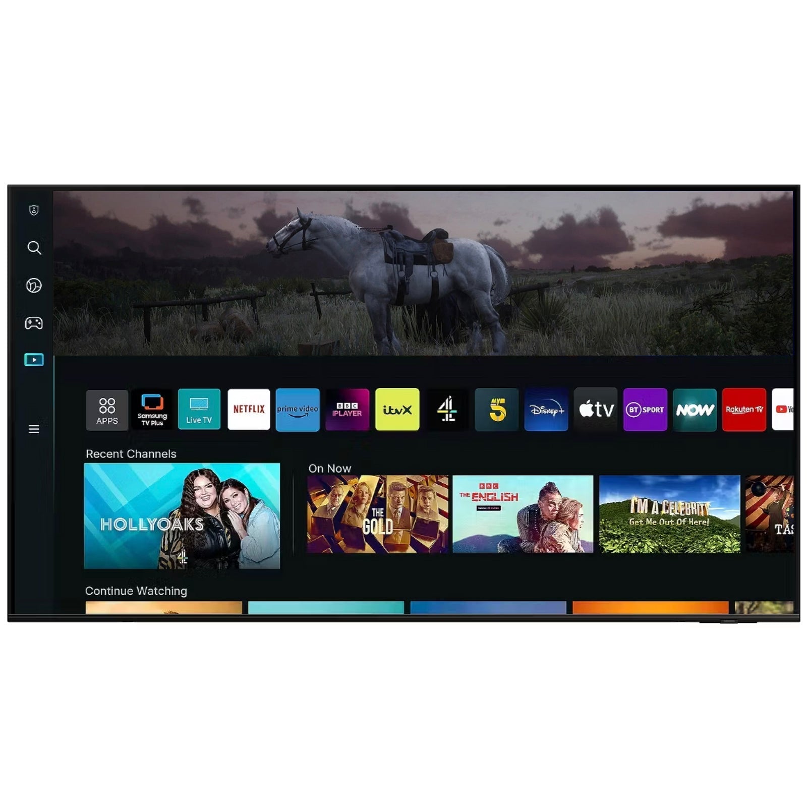 Titan Weatherproof Outdoor TV Partial Sun S-100 QLED 4K Smart TV powered by Samsung Tizen SmartThings (S100-QLED)