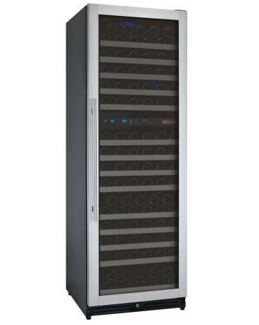 Allavino FlexCount Series 172 Bottle Dual Zone Built-in Wine Cooler Refrigerator with Stainless Steel Door - Right Hinge