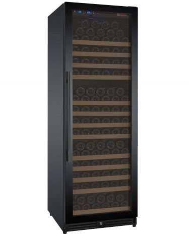 Allavino 24" Wide FlexCount II Tru-Vino 177 Bottle Single Zone Black Right Hinge Wine Refrigerator
