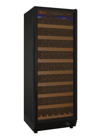 Allavino Vite Series 99 Bottle Single Zone Freestanding Wine Cooler Refrigerator with Black Door - Right Hinge