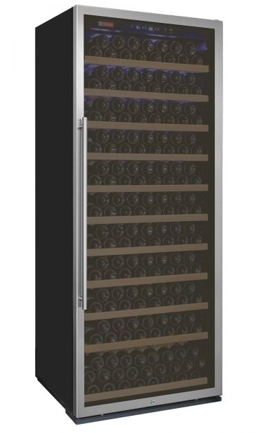 Allavino Vite Series 277 Bottle Single Zone Freestanding Large Capacity Wine Refrigerator with Stainless Steel Door - Right Hinge