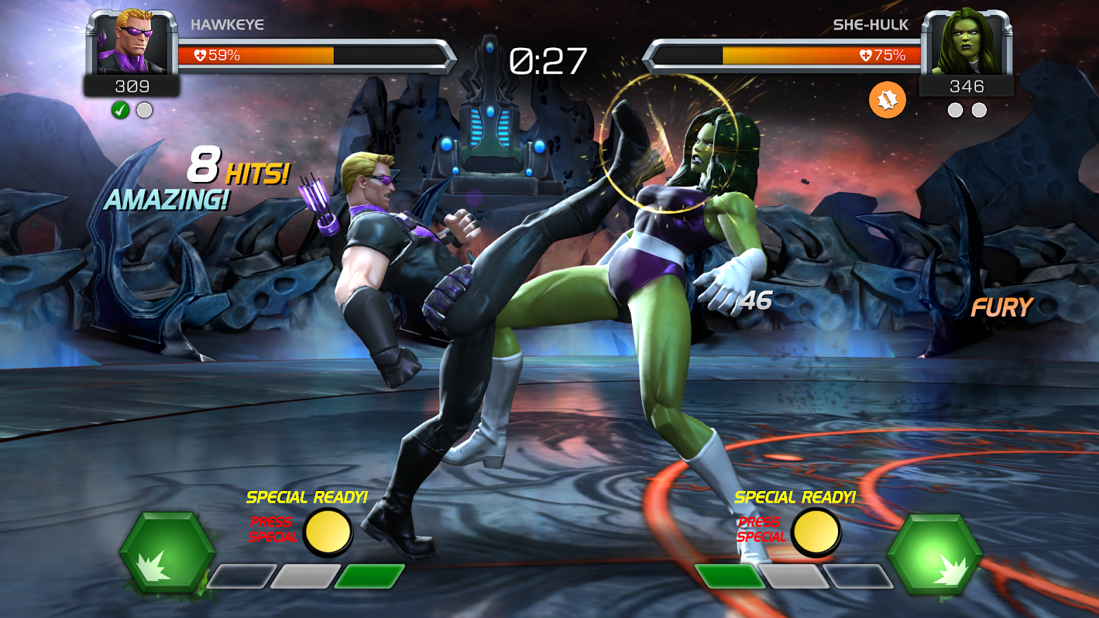 Raw Thrills Marvel: Contest of Champions Arcade Game