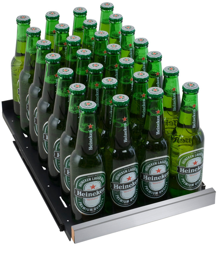 Allavino 15" Wide FlexCount II Tru-Vino Stainless Steel Left Hinge Beverage Center - VSBC15-SL20