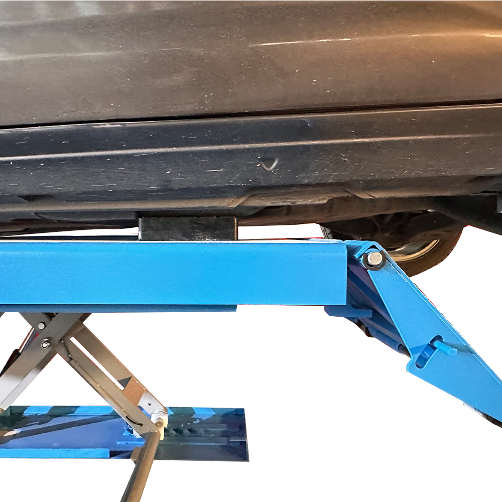 Katool  M&E Mid Rise Scissor Lift 7700lbs pneumatic Release Auto Lift Car Lift 220V x8p