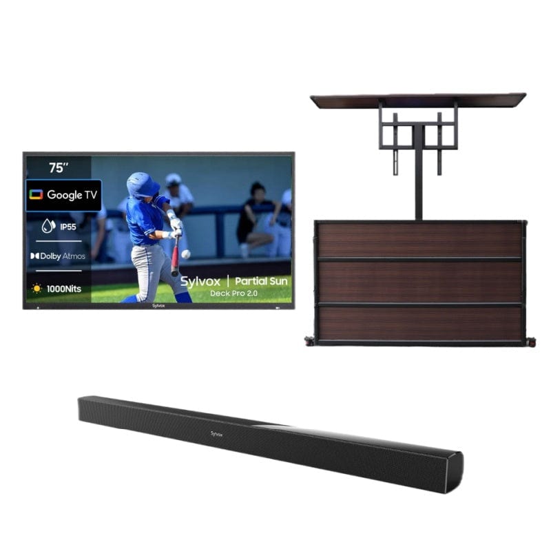 Sylvox 75" Outdoor TV(Google TV) - Deck Pro 2.0 (OT75A2KHGD)