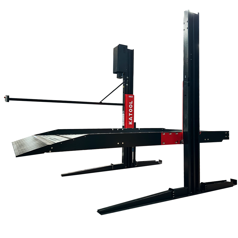 KT-P2700 2 post floor plate parking lift -2 column parking lift car parking lift 6600 LBS