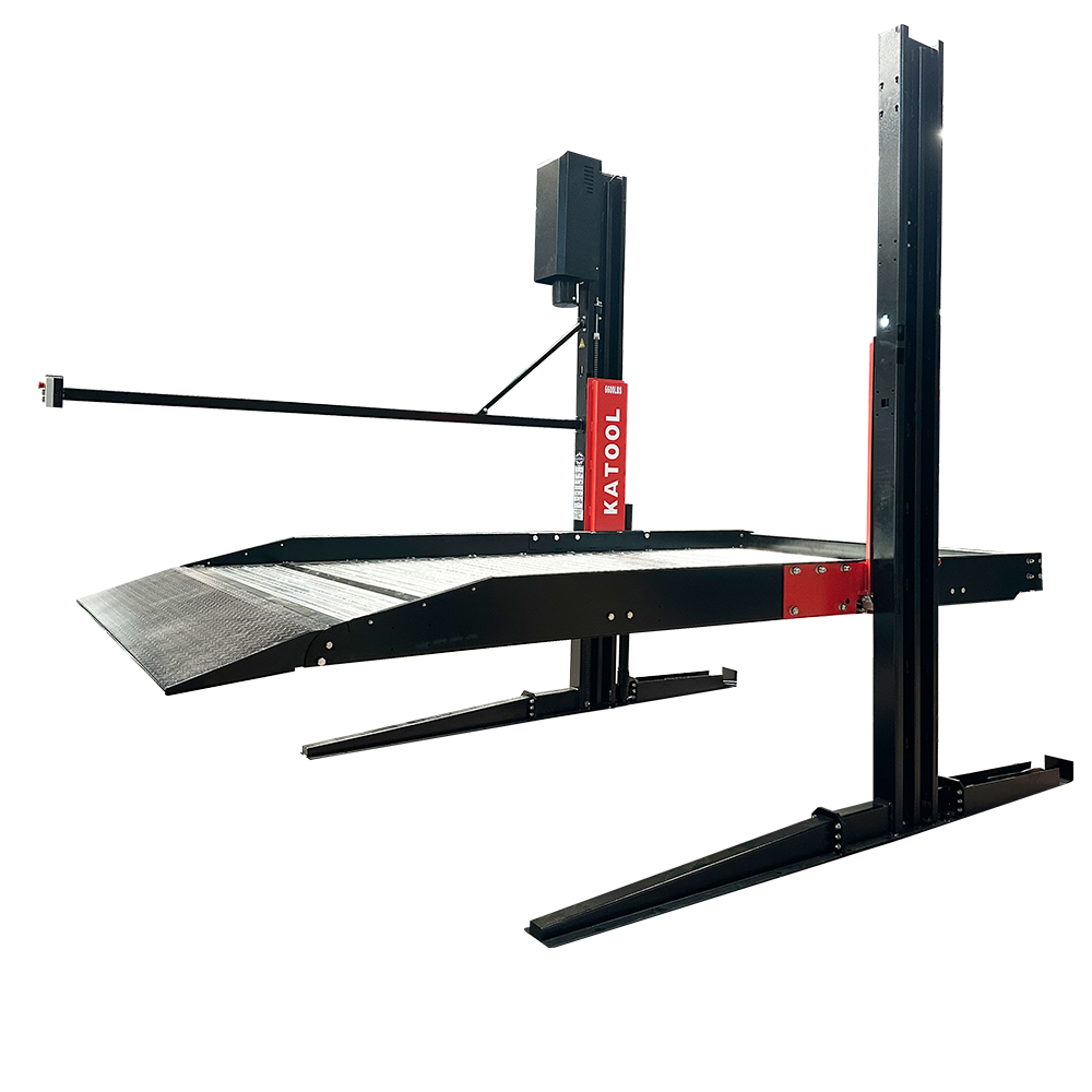 KT-P2700 2 post floor plate parking lift -2 column parking lift car parking lift 6600 LBS