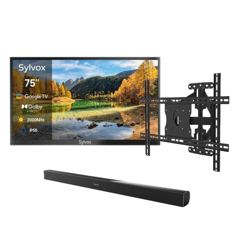 Sylvox 75" 2000Nit Google Outdoor TV - Pool Pro 2.0 Series(OT75A2KHGF)