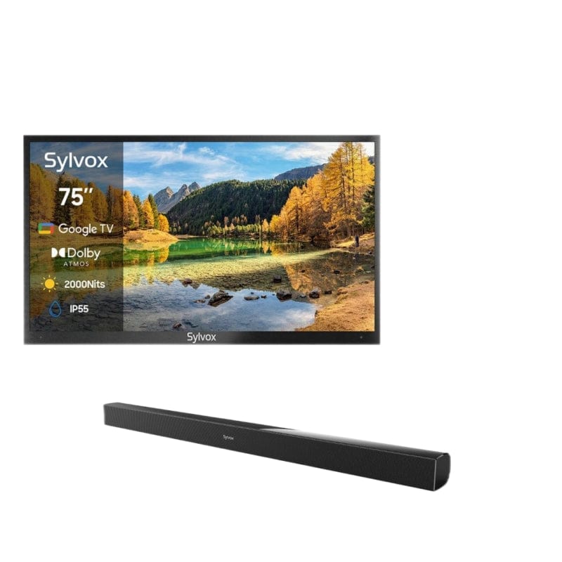 Sylvox 75" 2000Nit Google Outdoor TV - Pool Pro 2.0 Series(OT75A2KHGF)