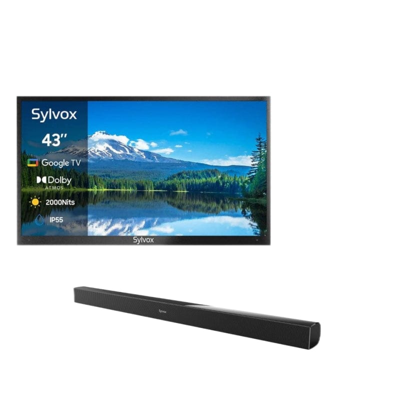 Sylvox 43" 2000Nit Google Outdoor TV -Pool Pro 2.0 Series(OT43A2KHGF)