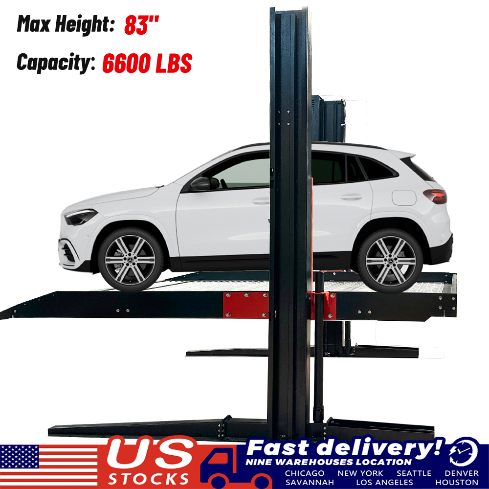 KT-P2700 2 post floor plate parking lift -2 column parking lift car parking lift 6600 LBS