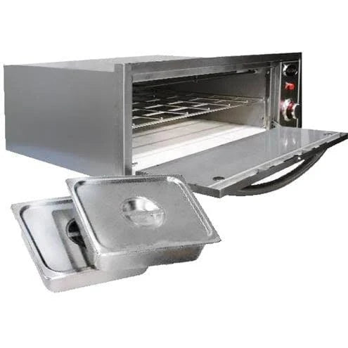 Cal Flame 2-In-1 Oven Built-in Steel Warmer & Pizza Oven