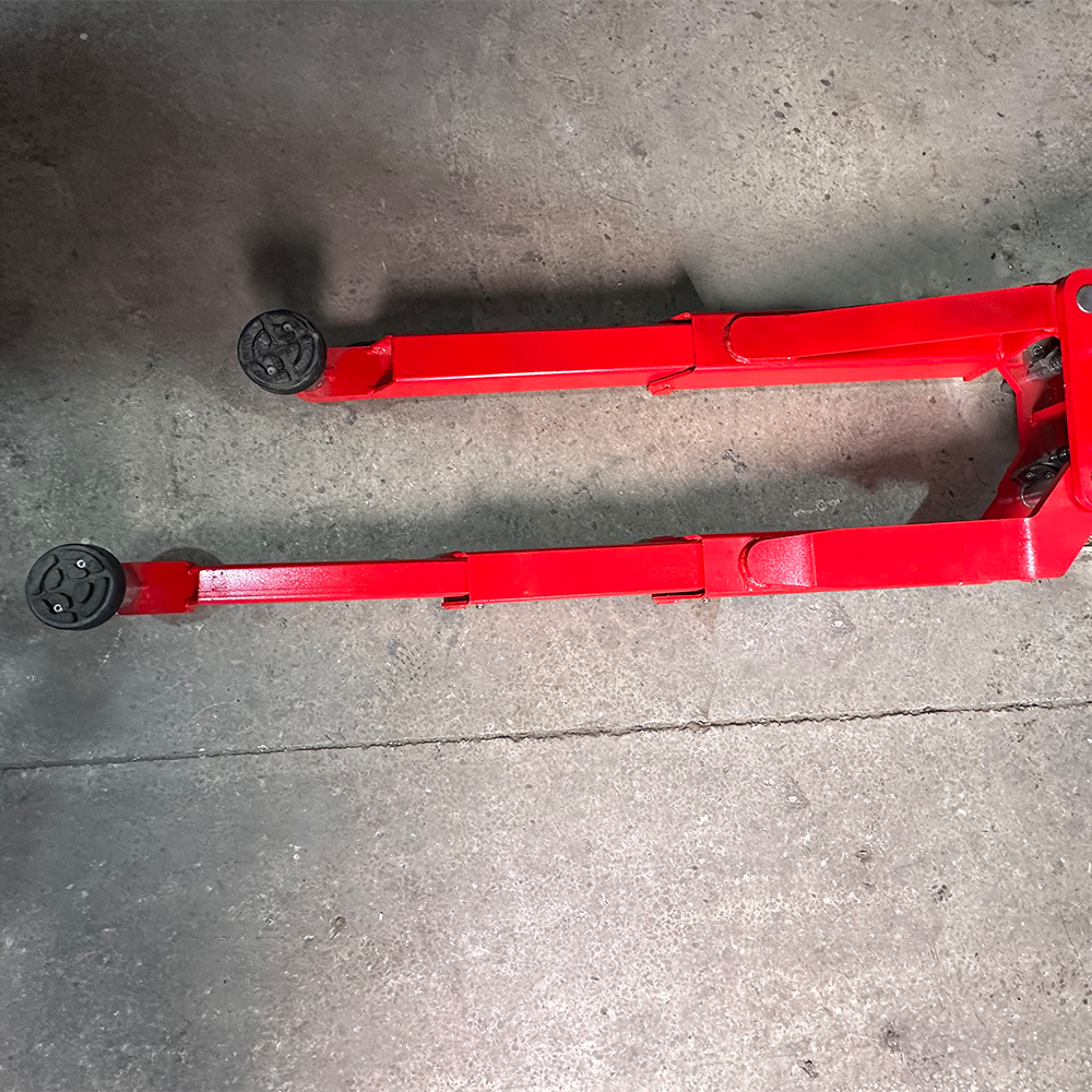 KT-AS110D Two Post asymmetrical arm Vehicle Lift 11,000lbs Single Point Lock Release