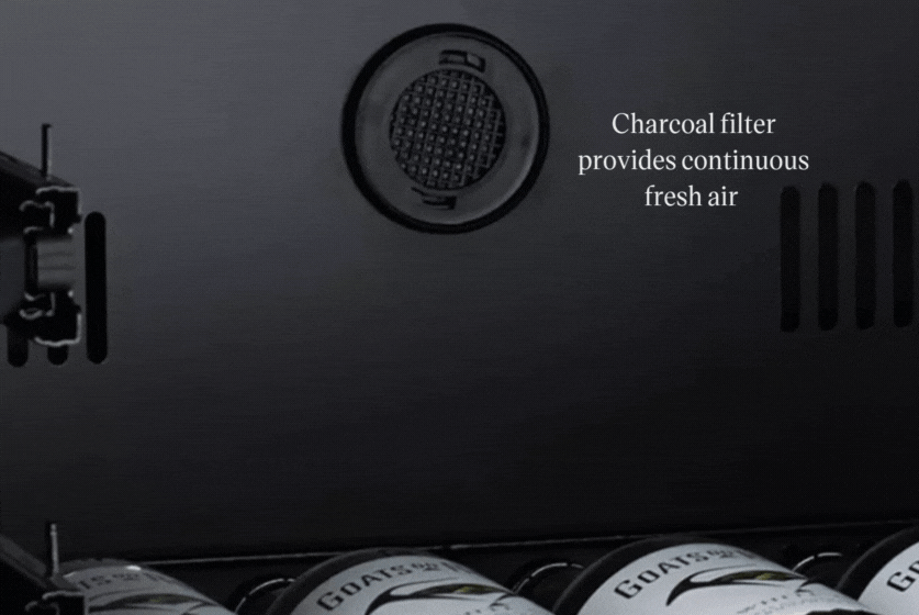 Wine Enthusiast Latitude L 26" Smart Wi-Fi Wine Cellar with Luxury Spacing and Steady-Temp Cooling - 236 09 89 03 K