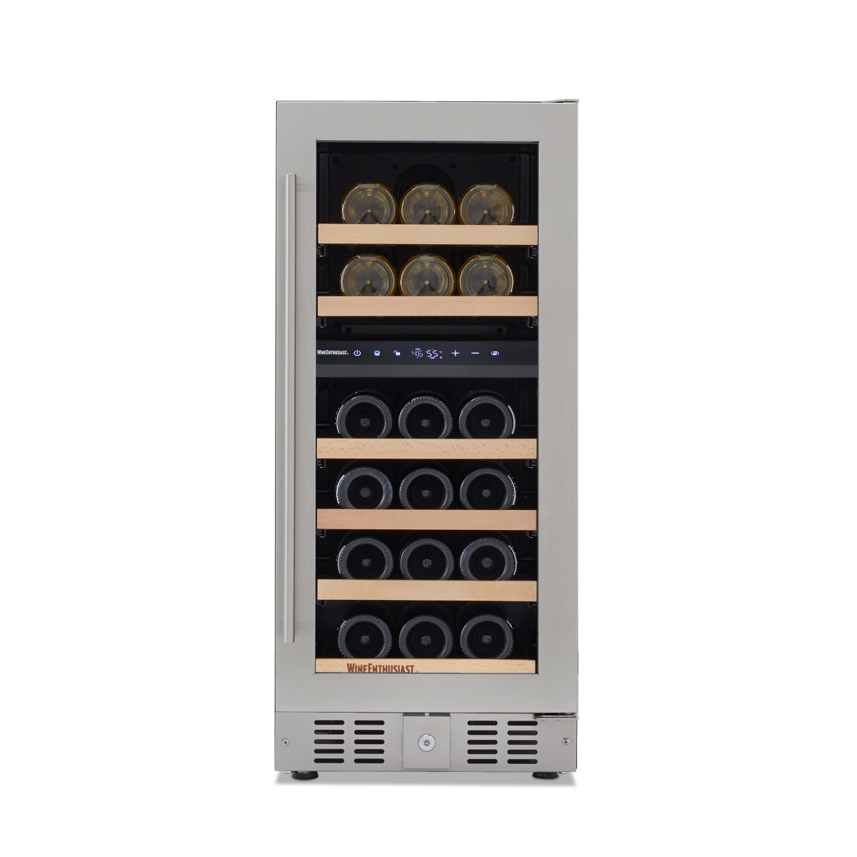 Wine Enthusiast Latitude S 15" Smart Wi-Fi Undercounter Dual Zone Wine Cellar -  236 08 29 03