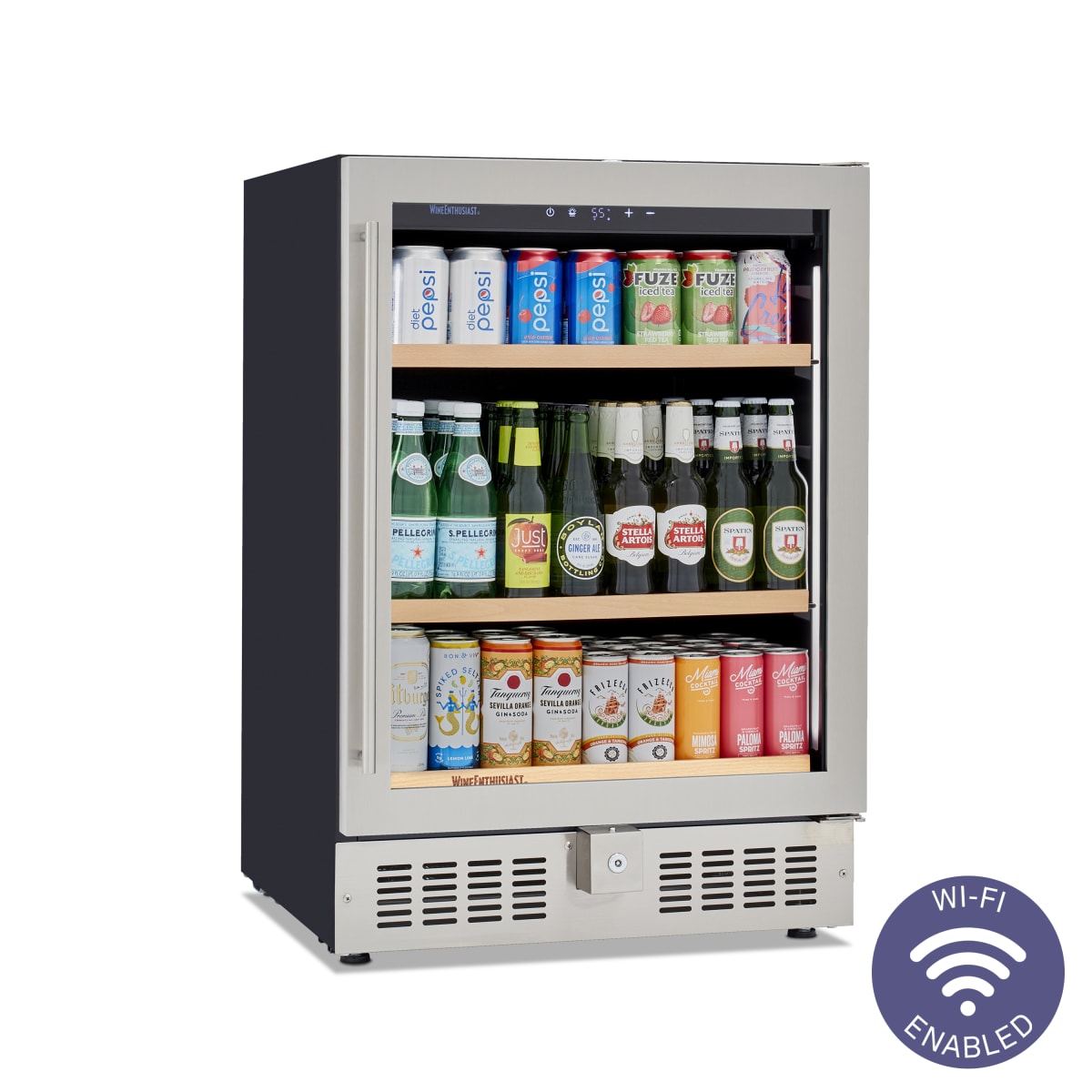 Wine Enthusiast Latitude S 24" Smart Wi-Fi Undercounter Beverage Center - 236 09 48 03