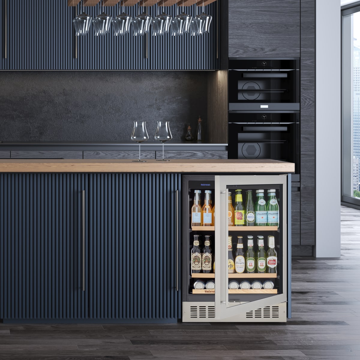 Wine Enthusiast Latitude S 24" Smart Wi-Fi Undercounter Beverage Center - 236 09 48 03