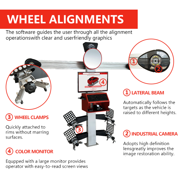 KATOOL 3D Wheel Alignment Machine Wheel Aligner--AV533