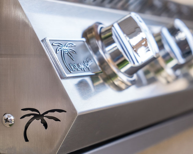 KoKoMo Built In Double Side Burner Stainless Steel with Removable Cover - KO-BAK2BG