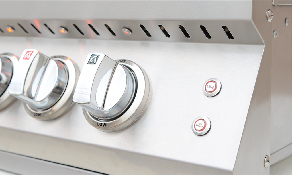 KoKoMo 32” Professional Built in Gas Grill (4 Burner/Back Burner) - KO-BAK4BG-PRO