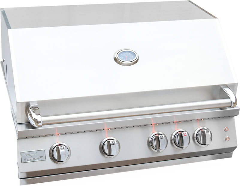 KoKoMo 32” Professional Built in Gas Grill (4 Burner/Back Burner) - KO-BAK4BG-PRO
