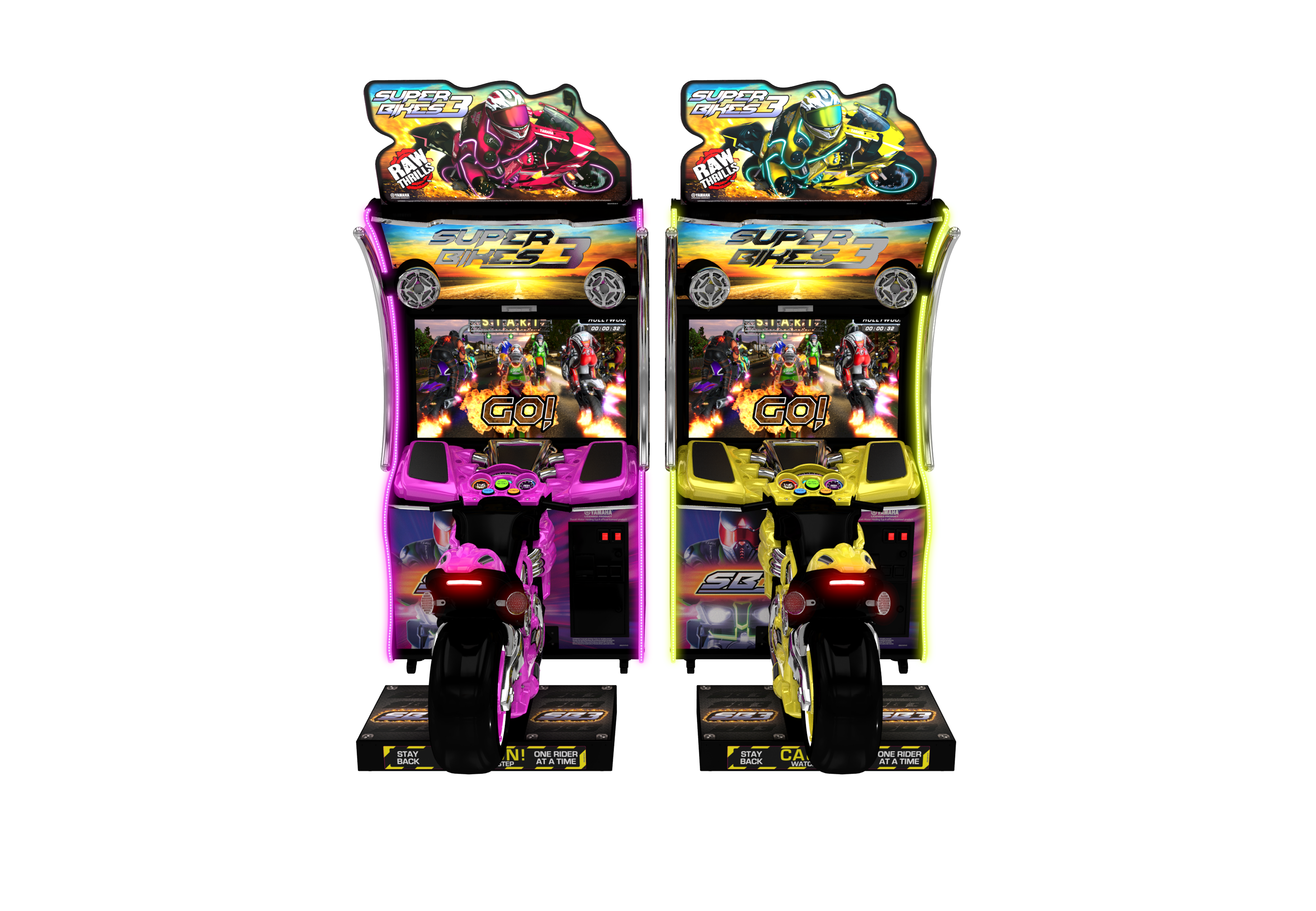Raw Thrills Super Bikes 3 Racing Arcade Game