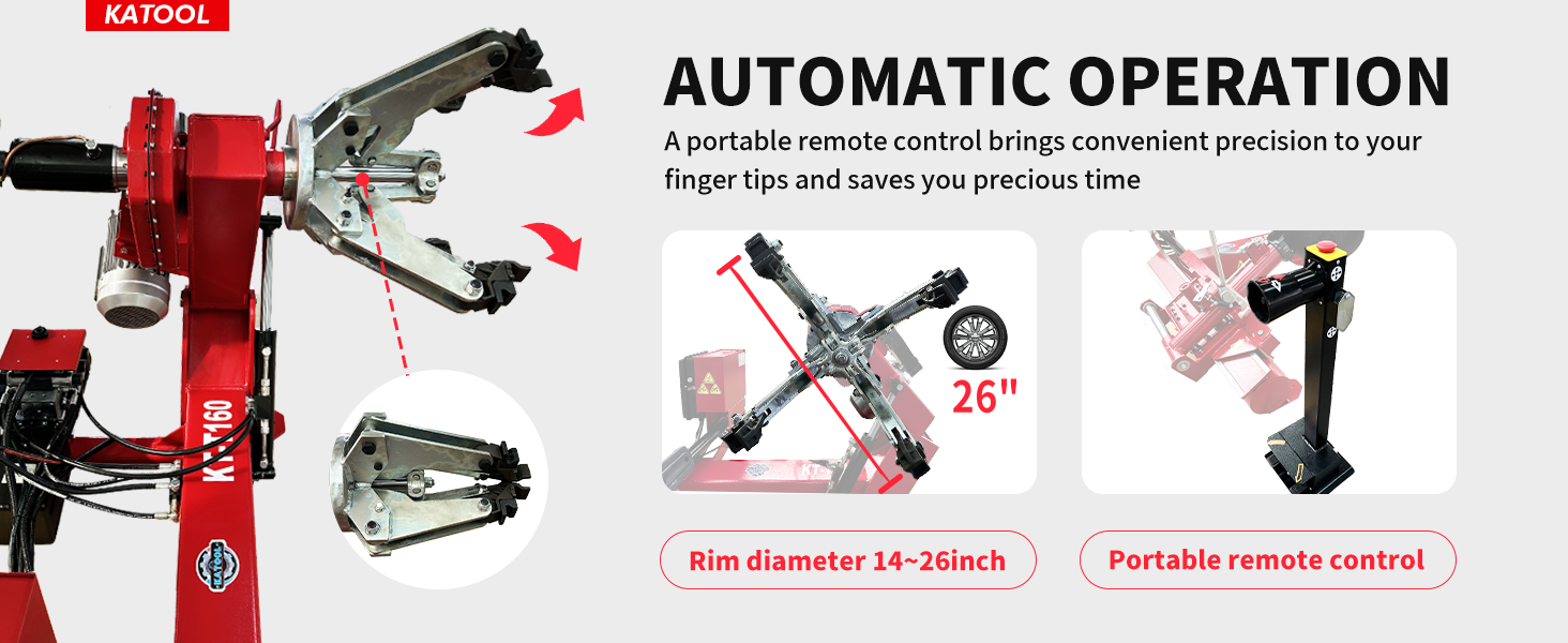 KT-T160 Heavy Duty Truck Tire Changer Machine
