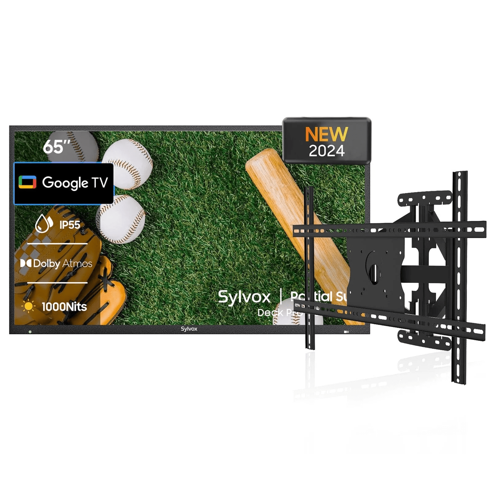 Sylvox 65" Outdoor TV(Google TV) - Deck Pro 2.0 (OT65A2KHGD)