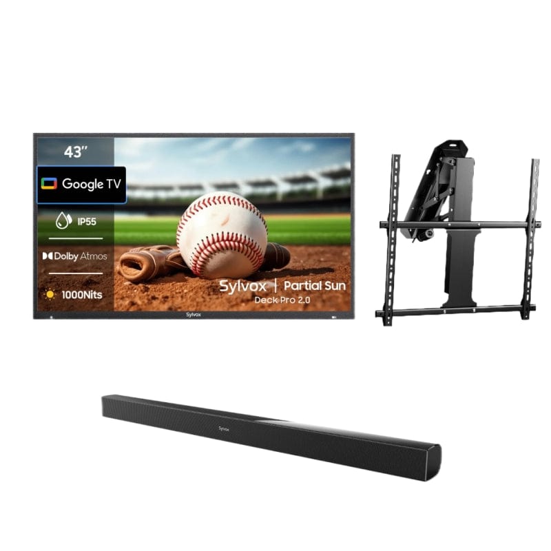 Sylvox 43" Outdoor TV(Google TV) - Deck Pro 2.0 (OT43A2KHGD)