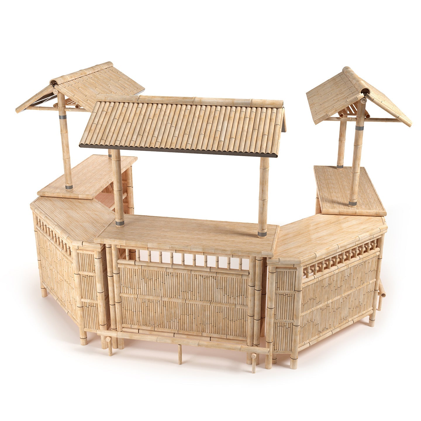 Ram Game Room Bamboo Tiki Bar & Sets (TBAR60)