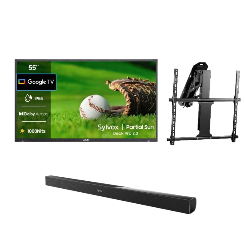 Sylvox 55" Outdoor TV(Google TV) -Deck Pro 2.0 (OT55A2KHGD)