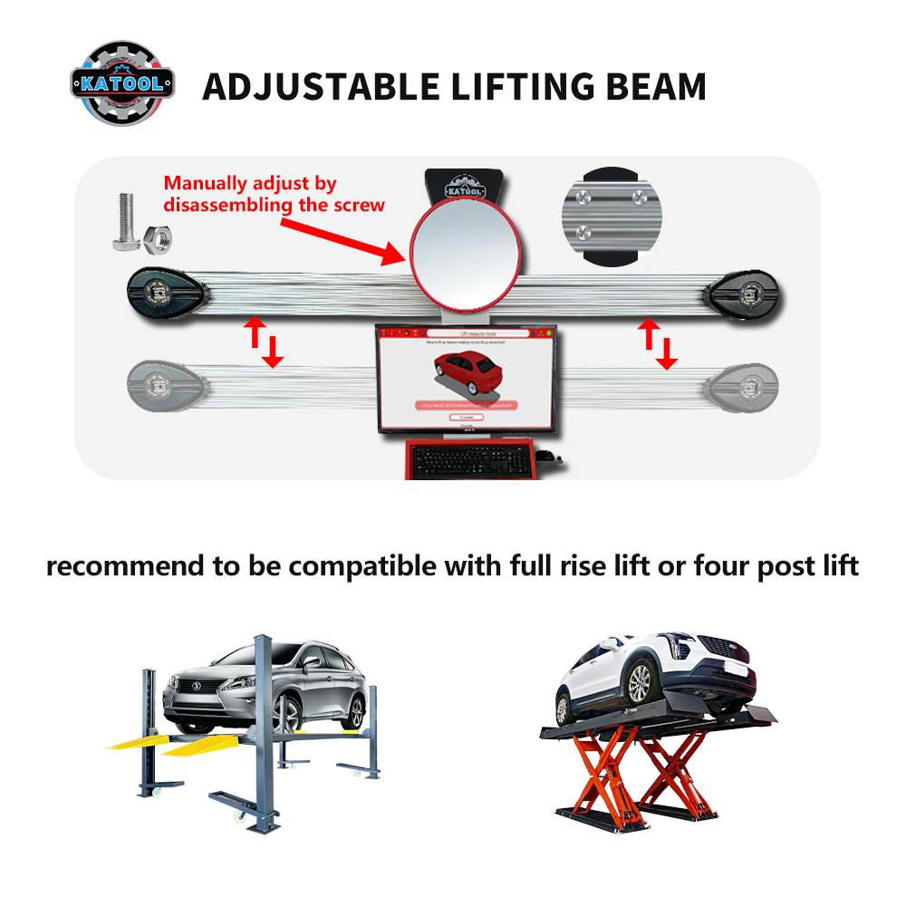 KATOOL 3D Wheel Alignment Machine Wheel Aligner--AV533
