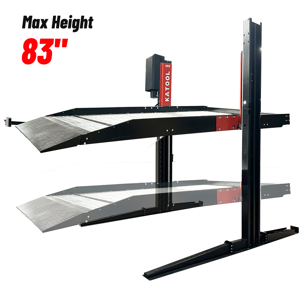 KT-P2700 2 post floor plate parking lift -2 column parking lift car parking lift 6600 LBS