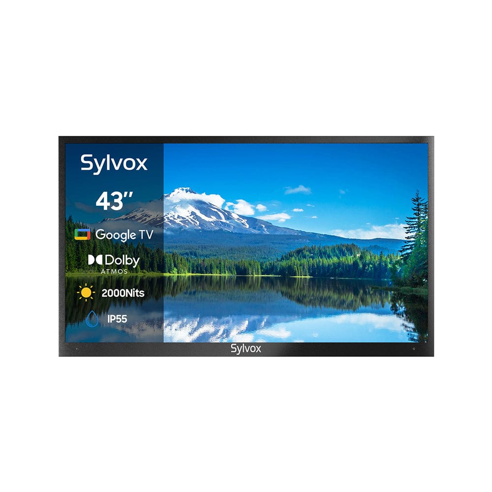 Sylvox 43" 2000Nit Google Outdoor TV -Pool Pro 2.0 Series(OT43A2KHGF)