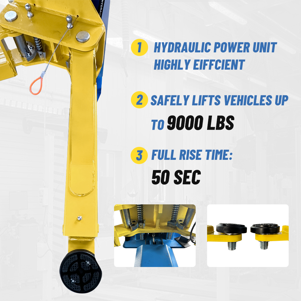 Two Post 9000LBS Capacity Car Lift  ME-H90S