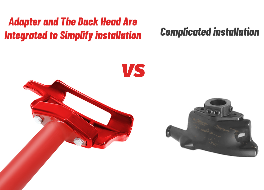 Manual Tire Changer Duck Head Adapter Kit with Duck Head Tire Changer Fit for Most Car Tires KT-Y021