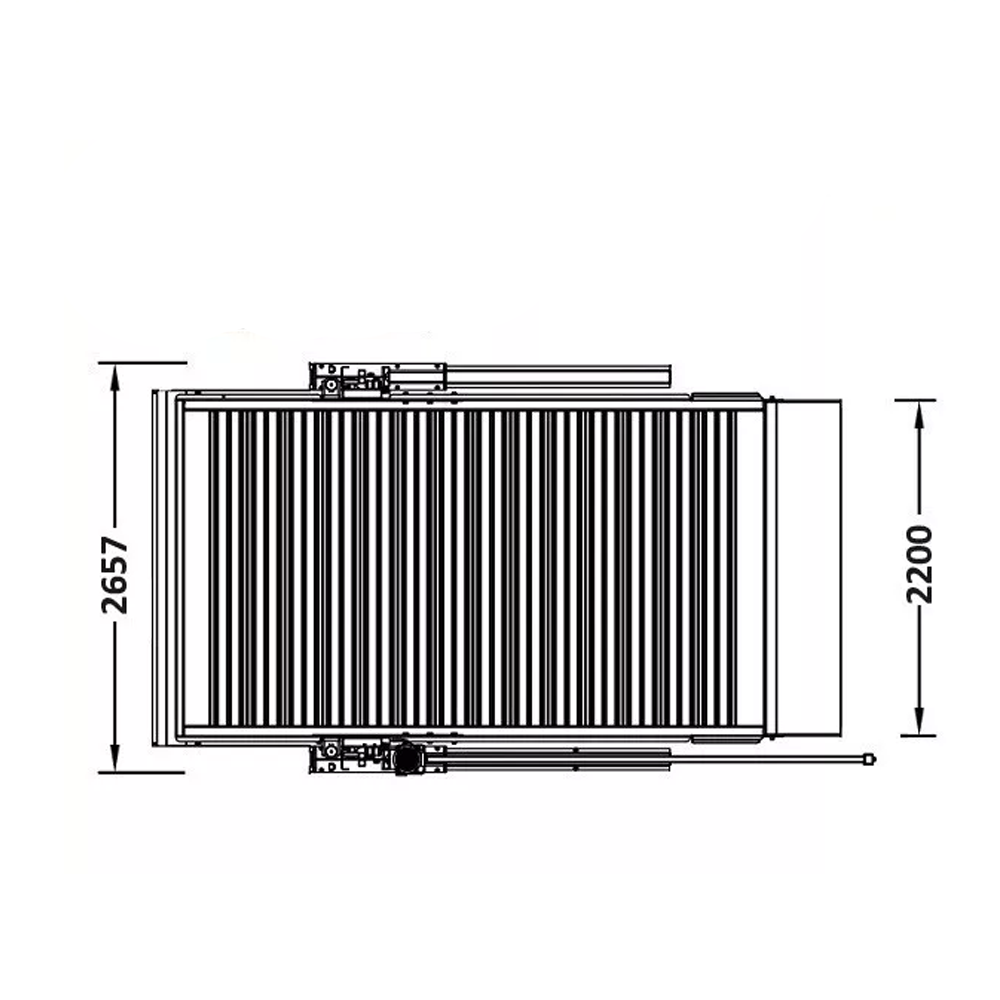 KT-P2700 2 post floor plate parking lift -2 column parking lift car parking lift 6600 LBS