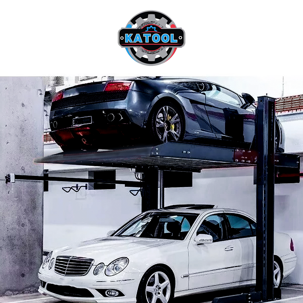 KT-P2700 2 post floor plate parking lift -2 column parking lift car parking lift 6600 LBS