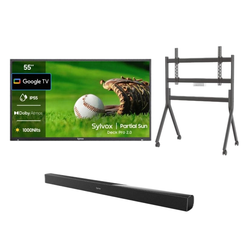 Sylvox 55" Outdoor TV(Google TV) -Deck Pro 2.0 (OT55A2KHGD)