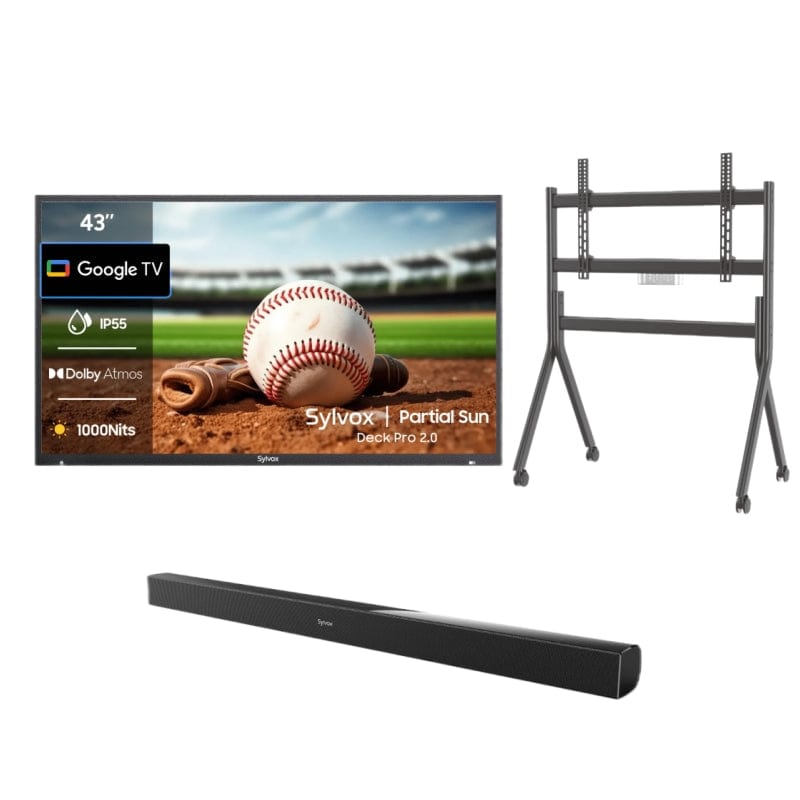 Sylvox 43" Outdoor TV(Google TV) - Deck Pro 2.0 (OT43A2KHGD)