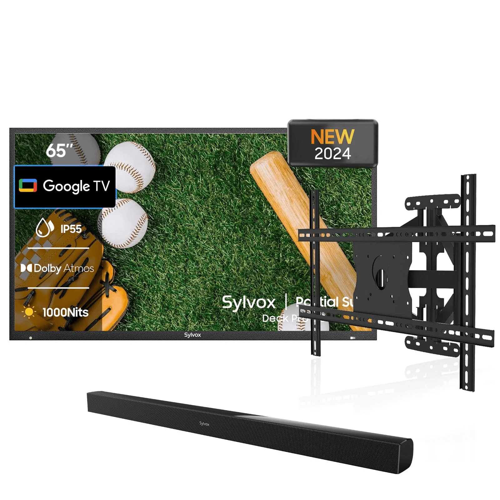 Sylvox 65" Outdoor TV(Google TV) - Deck Pro 2.0 (OT65A2KHGD)