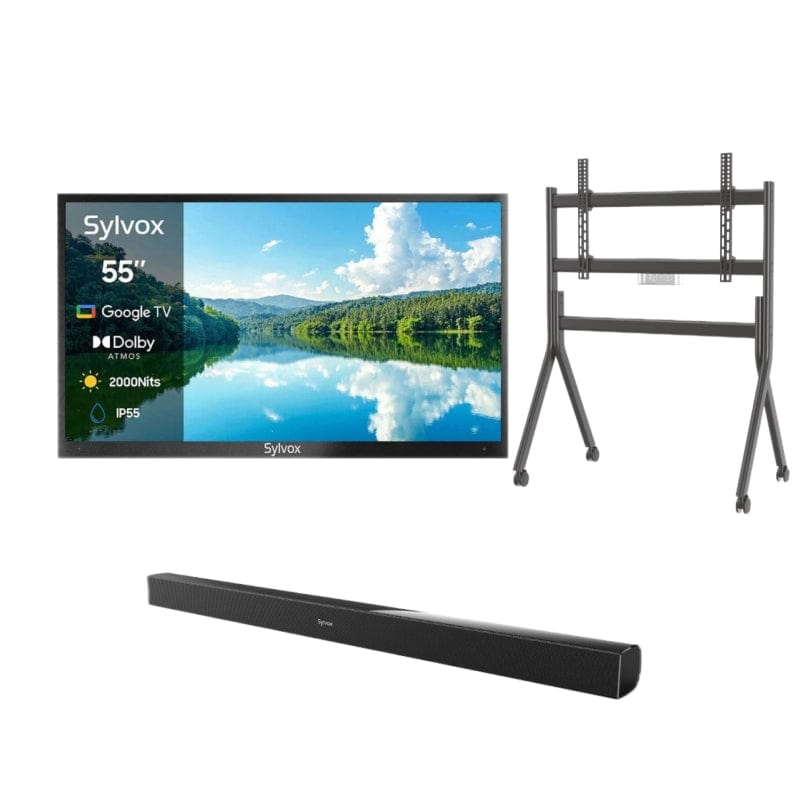 Sylvox 55" 2000Nit Google Outdoor TV - Pool Pro 2.0 Series(OT55A2KHGF)