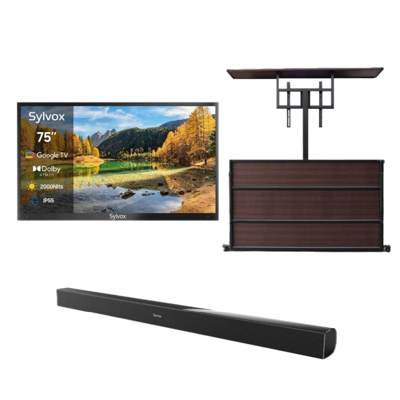 Sylvox 75" 2000Nit Google Outdoor TV - Pool Pro 2.0 Series(OT75A2KHGF)